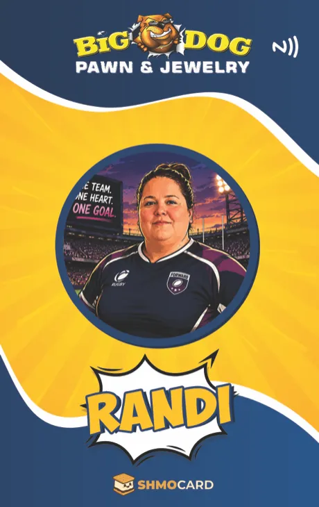 Big Dog Pawn badge for Randi